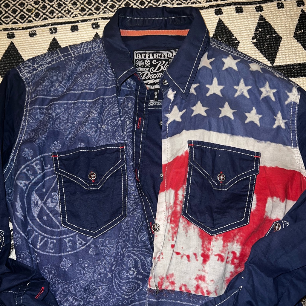 Affliction Button Down